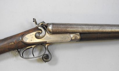 Fusil à chien extérieurs A. JOALLAND (Bourges),...