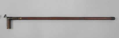 Canne fusil recouverte de bambou, calibre...