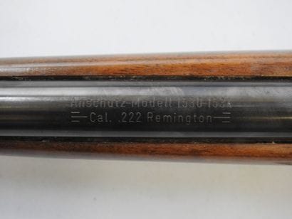 Carabine à verrou J.G. ANSCHUTZ (Ulm) modèle...
