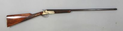 Fusil monocanon LIEGEOIS, calibre 28. Canon...