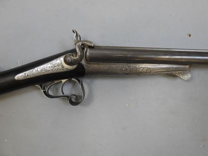 Beau fusil à broche, calibre 24. Avec deux...