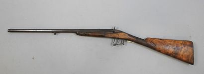 Fusil à percussion centrale et canon octogonal,...