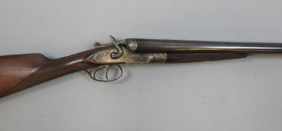 Fusil juxtaposé à chiens extérieurs LIEGEOIS...