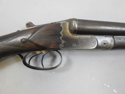 Fusil juxtaposé de SAINT ETIENNE, canon avec...