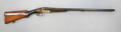 Fusil artisanal français GAUCHER canons juxtaposés...