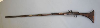 Fusil type Moukalah à silex, calibre 20....