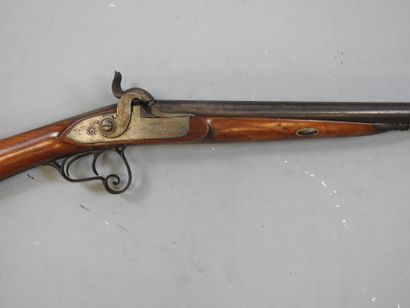 Fusil à canons damas juxtaposés - Courtoi...