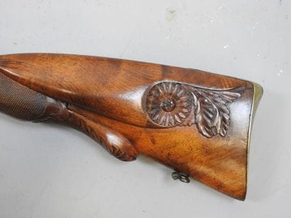 Fusil à piston Maison LAGUERRE (à Brive),...