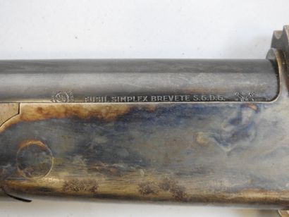 Fusil monocanon MANUFRANCE SIMPLEX, calibre...