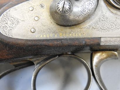 Fusil à chien extérieurs A. JOALLAND (Bourges),...