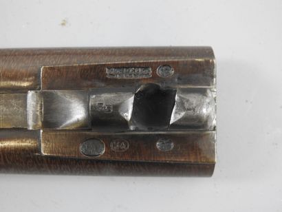 Fusil à chiens extérieurs, calibre 16 à broche,...
