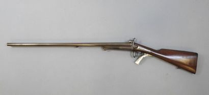 Fusil artisanal à chiens extérieurs, calibre...
