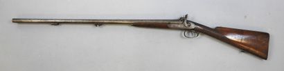 Fusil à chiens extérieurs, calibre 16 présumé,...