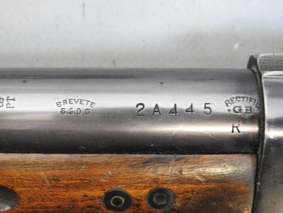 Fusil superposé BABY BRETON, calibre 12/70....