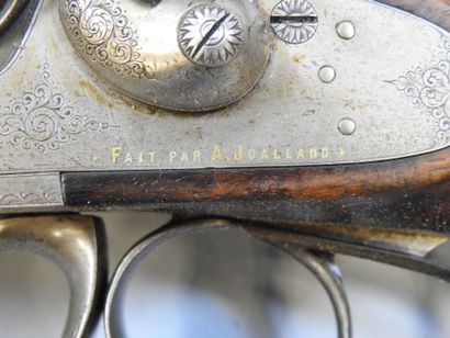 Fusil à chien extérieurs A. JOALLAND (Bourges),...