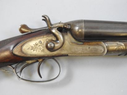 Fusil anglais J.O. MAYNE (London) à chien...