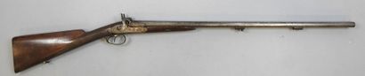Fusil à chiens extérieurs, calibre 16 présumé,...