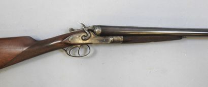 Fusil juxtaposé à chiens extérieurs LIEGEOIS...