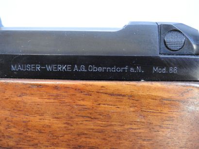 Carabine à verrou MAUSER modèle 66, calibre...