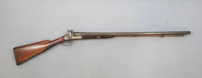 Fusil ANGLAIS à chien extérieur, calibre...