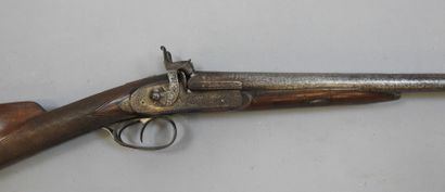 Fusil à chiens extérieurs, calibre 16 présumé,...