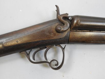 Fusil à chiens extérieurs, calibre 16/65,...