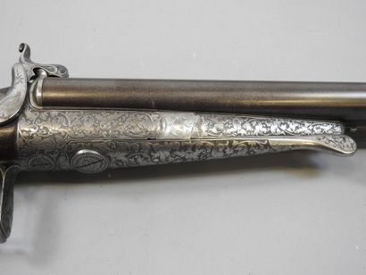 Fusil à broche LEFAUCHEUX, calibre 12. Canon...