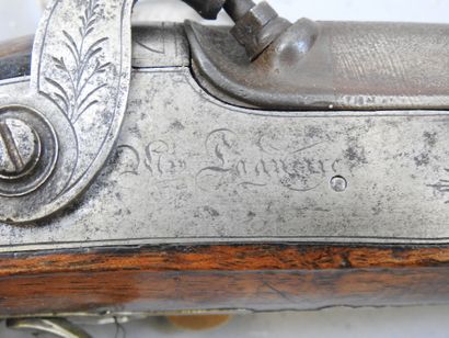 Fusil à piston Maison LAGUERRE (à Brive),...