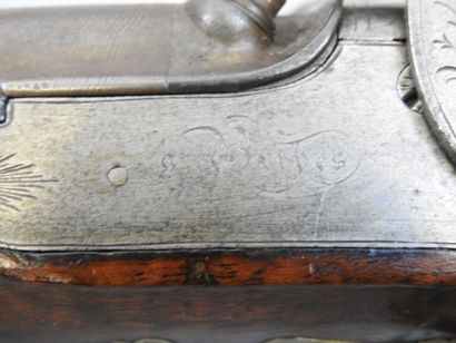 Fusil à piston Maison LAGUERRE (à Brive),...