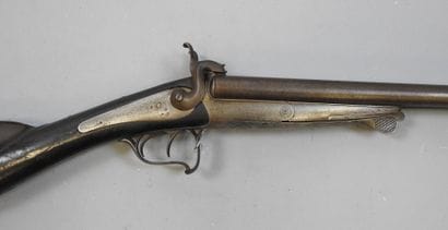 Fusil à broche, calibre 24. Canon en acier...