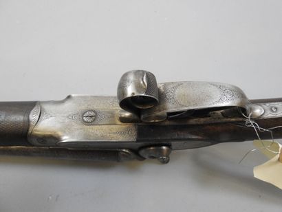 Fusil à chien extérieurs A. JOALLAND (Bourges),...