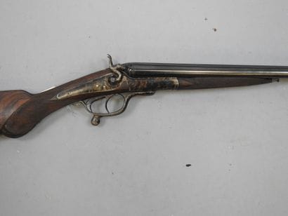 Fusil DUVERGE (Saint Dizier) à chien extérieur,...