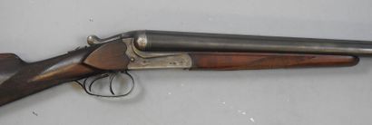 Fusil MERKEL à canons juxtaposés, cal. 12/70....