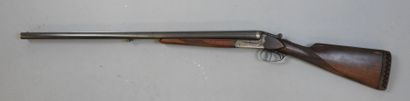Fusil MERKEL à canons juxtaposés, cal. 12/70....