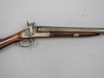 Fusil ANGLAIS à chien extérieur, calibre...