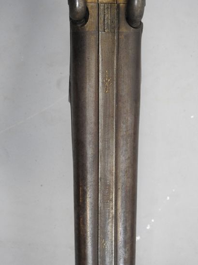 Fusil à canons damas juxtaposés - Courtoi...