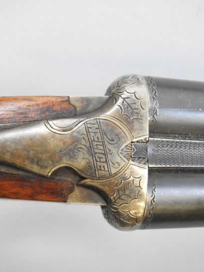 Fusil HELICE, calibre 12. Canon lisse juxtaposé...
