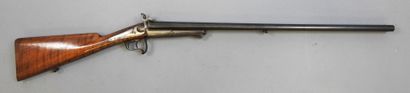 Fusil à chiens extérieurs artisanal français,...