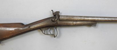 Fusil à chiens extérieurs, calibre 16 à broche,...