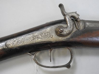 Fusil à chien extérieur, calibre non déterminé...
