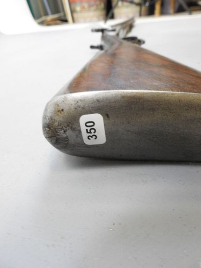 Fusil à piston LIEGEOIS, calibre 14. Platines...