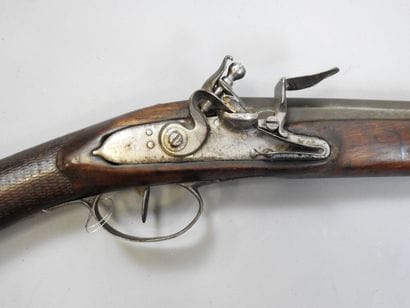Fusil à silex, calibre 20. Canon lisse de...