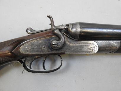 Fusil Charles HELLIS (Londres) à chien extérieur,...
