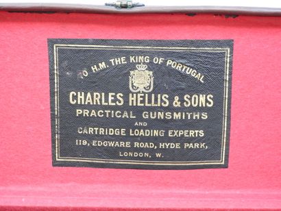 Fusil Charles HELLIS (Londres) à chien extérieur,...