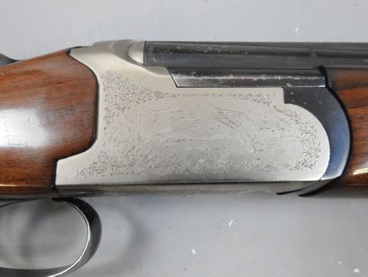 Fusil superposé LAMBERT, calibre 12/70, éjecteur,...