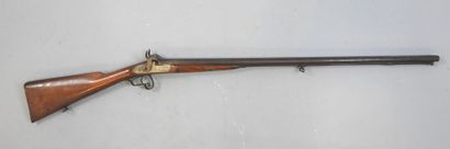 Fusil à canons damas juxtaposés - Courtoi...