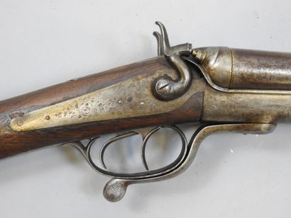 Fusil VERNEY CARRON à chiens extérieurs,...