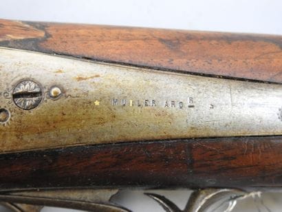 Fusil à broche MULLER Arq. à Lyon , calibre...