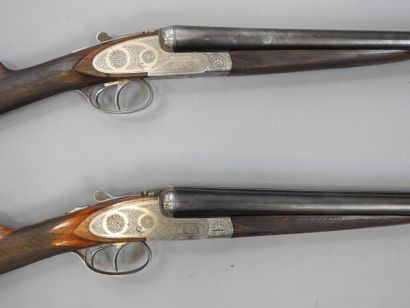 Paire de fusils à platines G. GRANGER vendu...