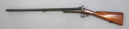 Fusil à chiens extérieurs artisanal français,...